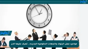 مواعيد عمل البنوك والجهات الحكومية الجديدة.. تعرف عليها الآن